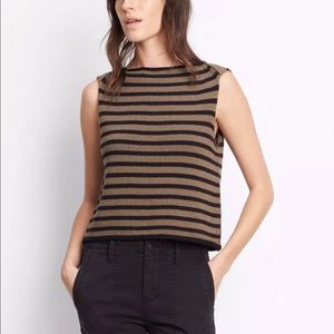 Vince Sleeveless Cropped Sweater Top S, Italy